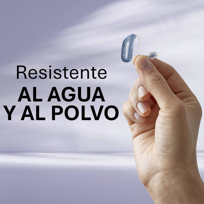 Audífonos Resistentes al agua y al polvo en OídoSalud